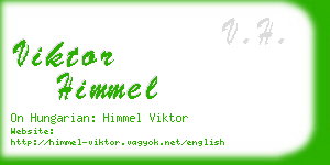 viktor himmel business card